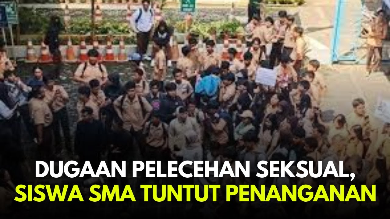 KASUS DUGAAN PELECEHAN SEKSUAL, SISWA SMA WASKITO TUNTUT PENANGANAN TUNTAS