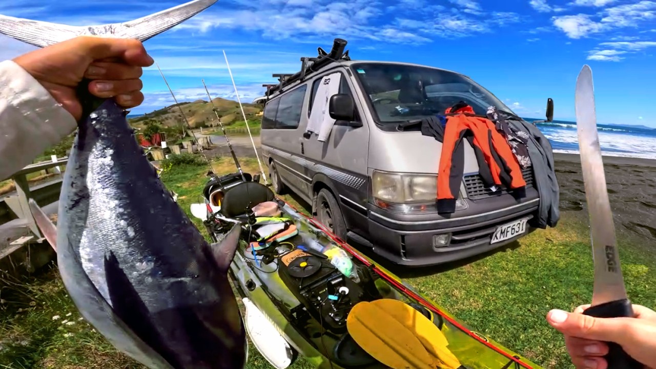 The Most Remote I Have Ever Gone!  SOLO Vanlife Fishing ( Catch And Cook )
