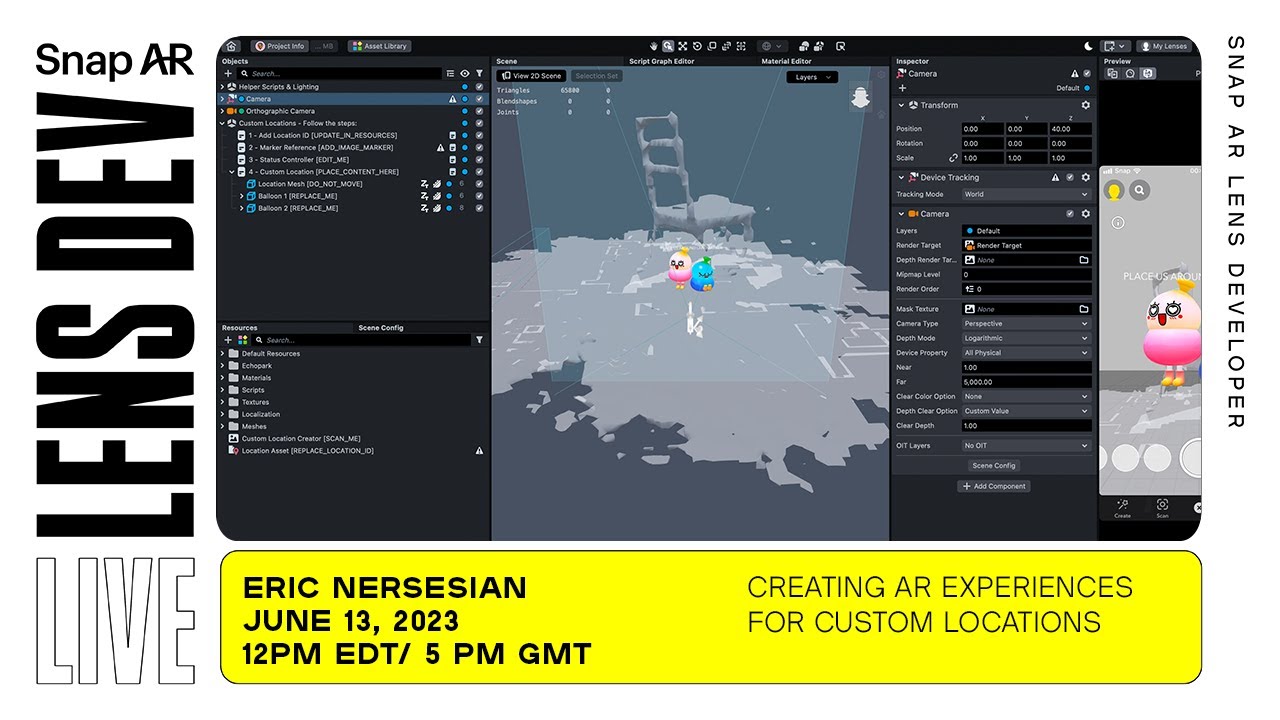 Creating AR Experiences for Custom Locations in Lens Studio