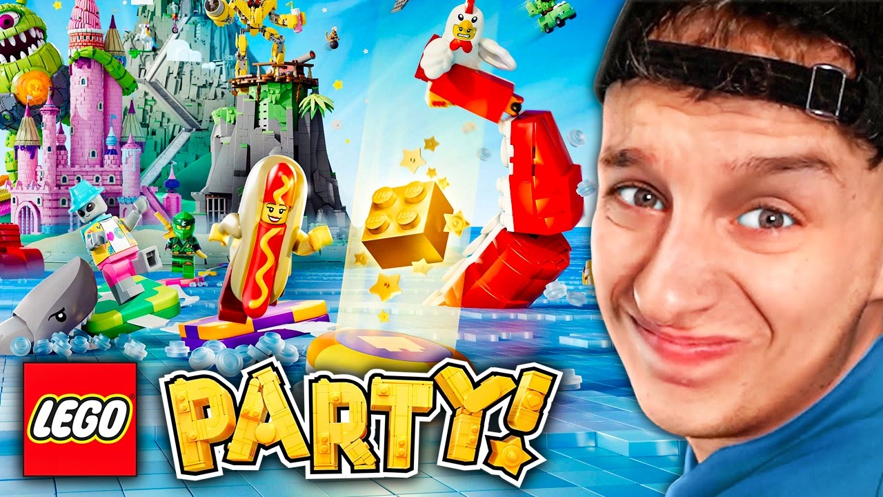 LetsHugo SPIELT LEGO PARTY (mit CastCrafter, Huy und Schmobin)
