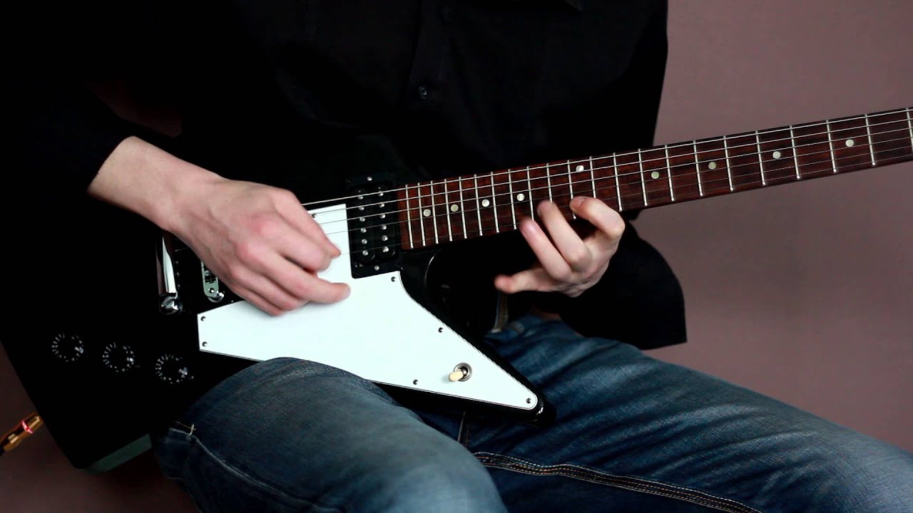 Paranoid Megadeth version (guitar cover)