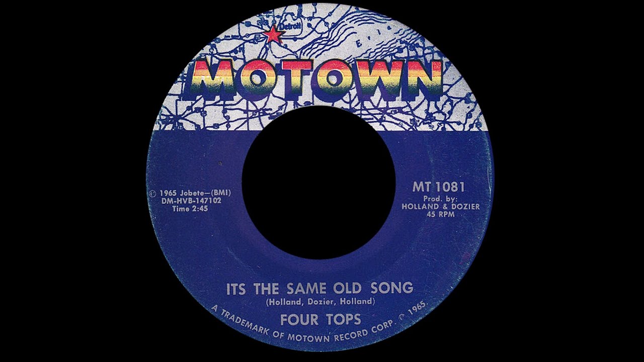 The Four Tops ~ It's The Same Old Song 1965 Soul Purrfection Version