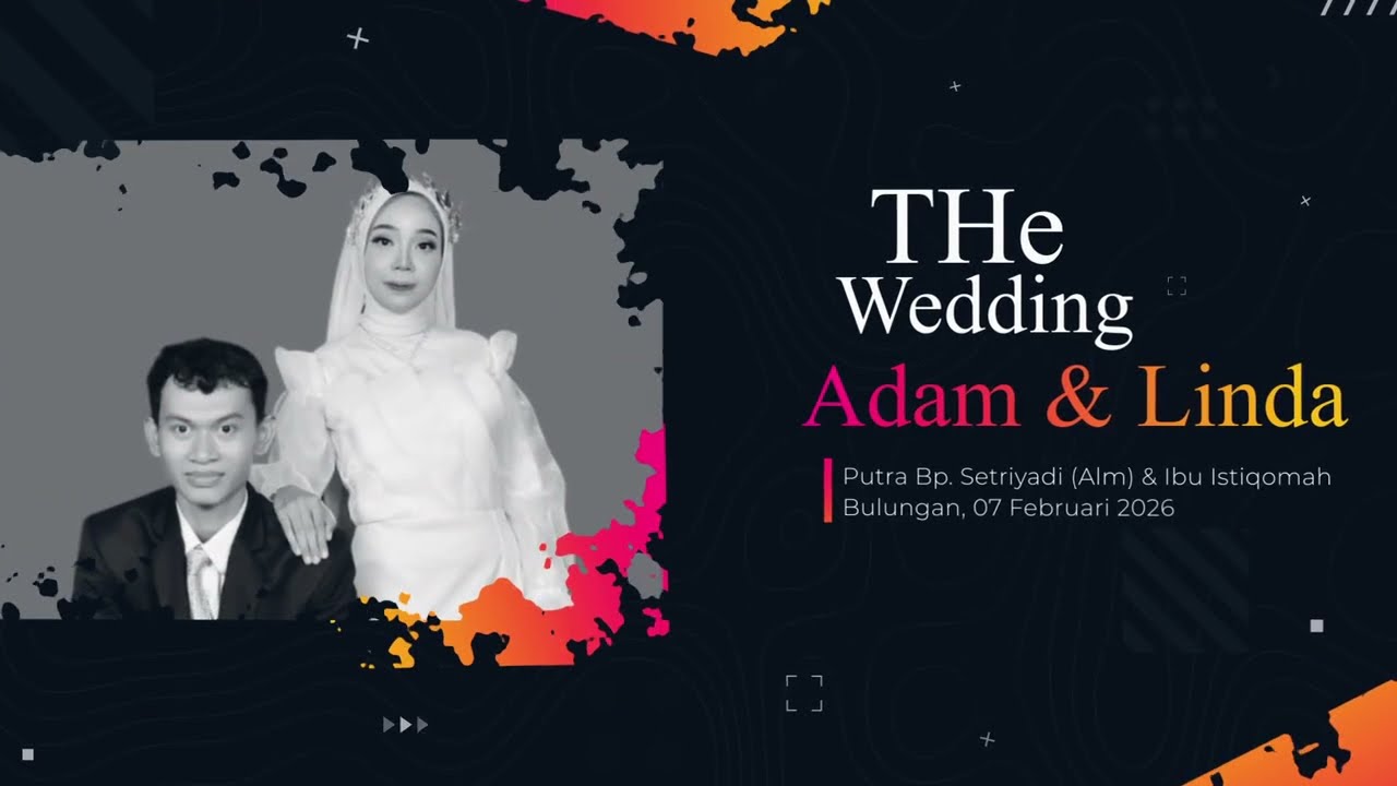 CINTA & AIR MATA - RONI MC - WEDDING ADAM & LINDA - BULUNGAN PAKIS AJI - JIO AUDIO