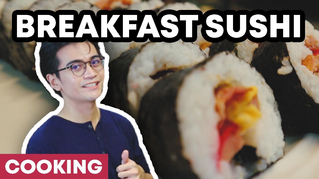 BREAKFAST SUSHI (SUGISHING NA!) PERO MAS MUKHANG KIMBAP 😂