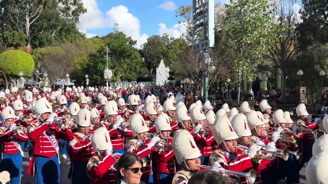 Los Angeles Unified School District - All District High School Marching Band perform at Disneyland