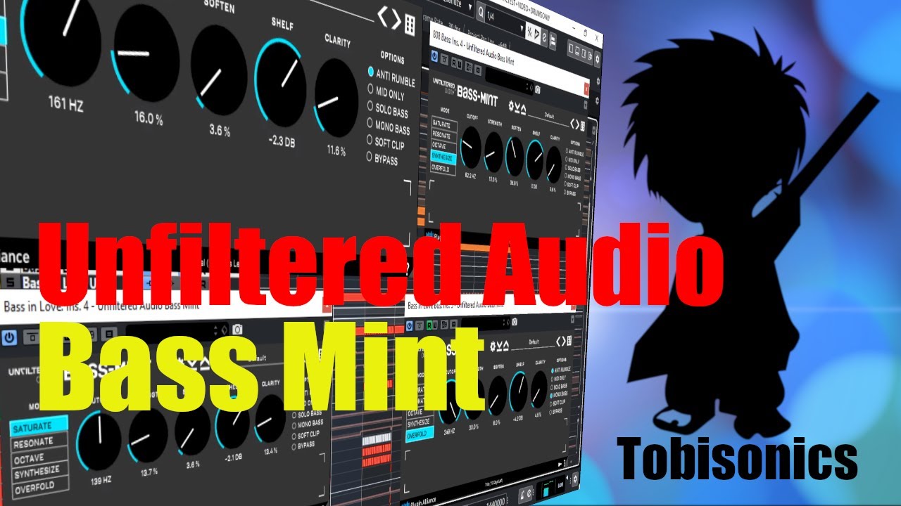 Unfiltered Audio Bass Mint. Designed for Modern Music Producers. Tighten, Texture & Flavor the Lows