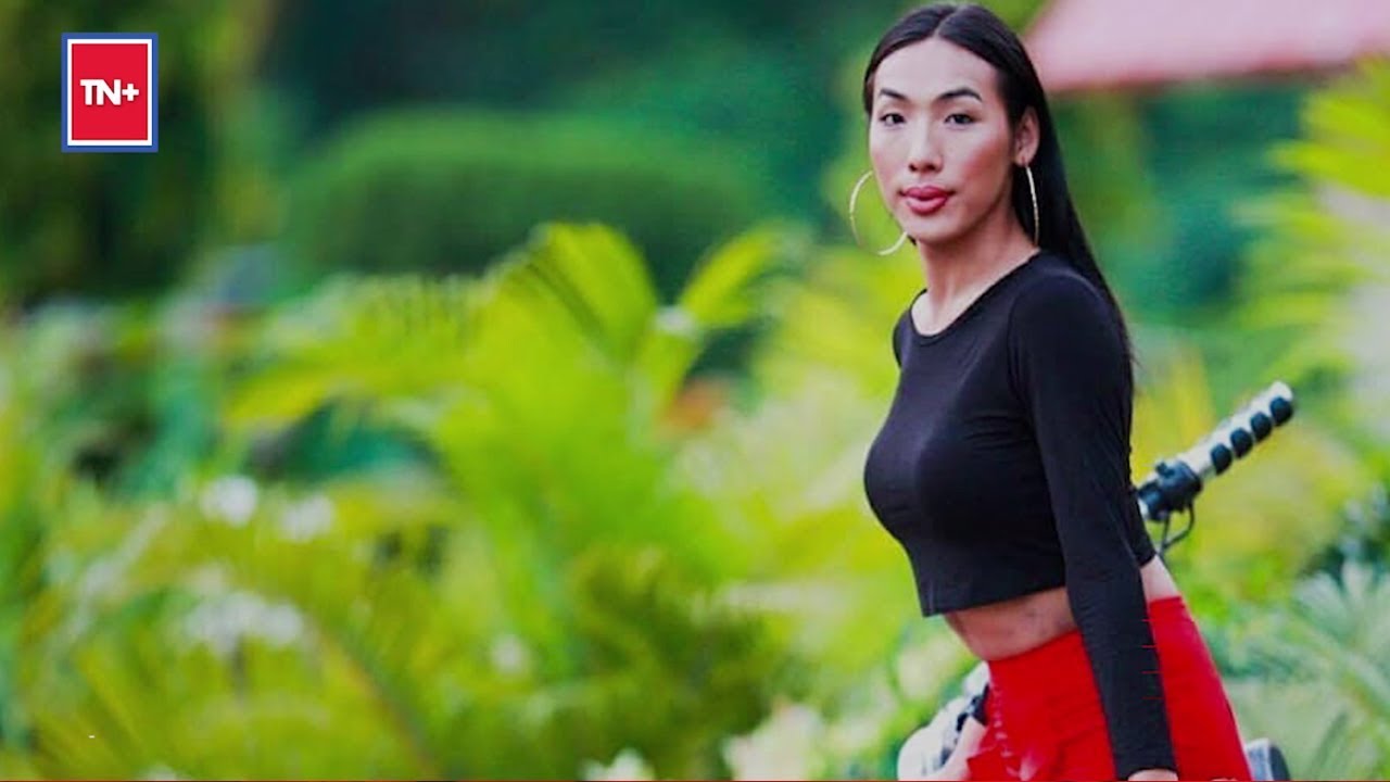 Former Buddhist monk Tenzin Mariko who became a Transgender model