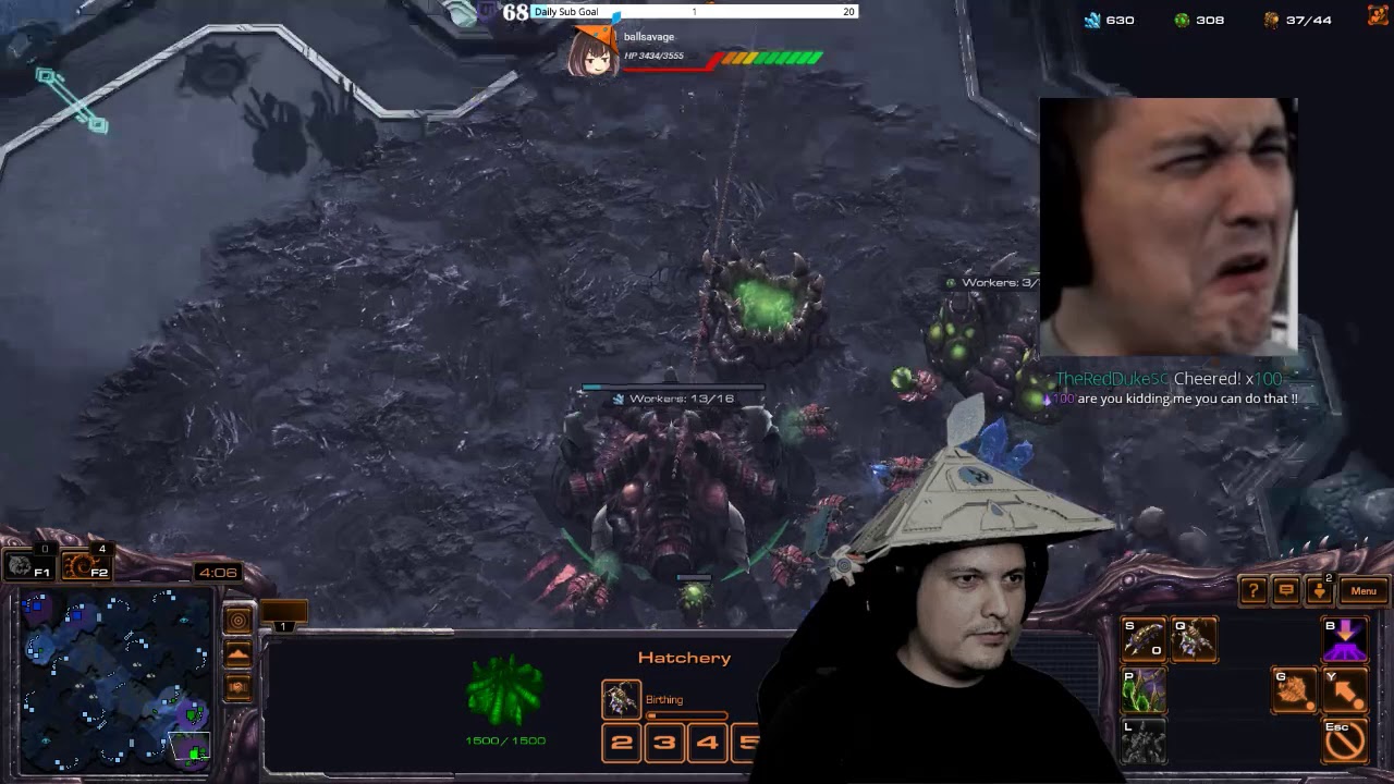 Florencio's Cannon Zerg under construction