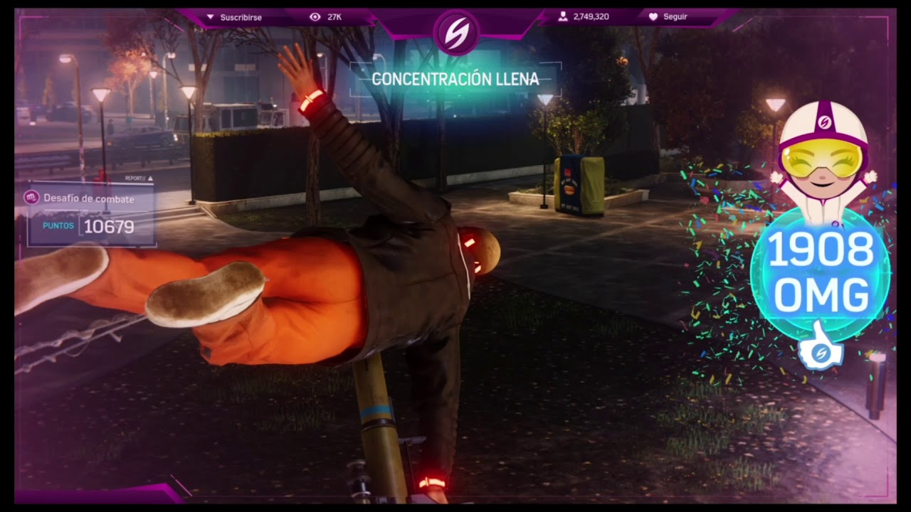 Marvel Spiderman PS4 Trofeo/Logro De Locura DESAFIO DE COMBATE SCREWBALL