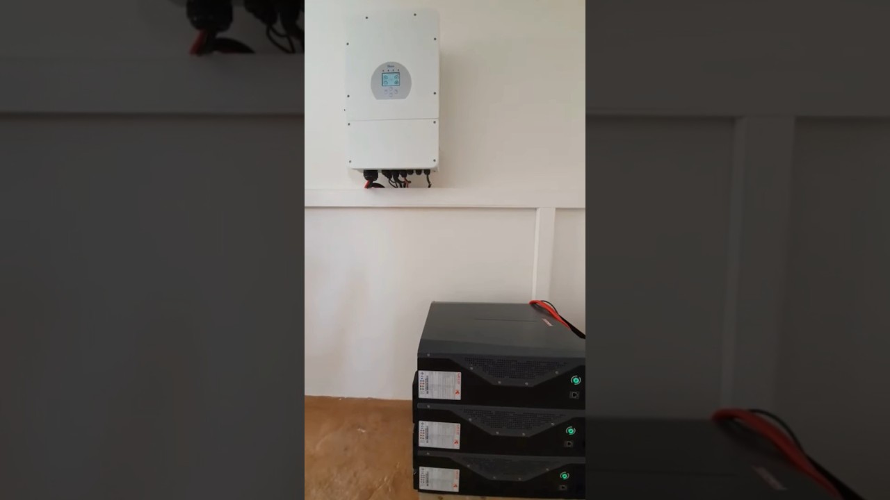 Inversor Deye 8KW con bater&iacute;as Weco 15KWh #fotovoltaicaaislada