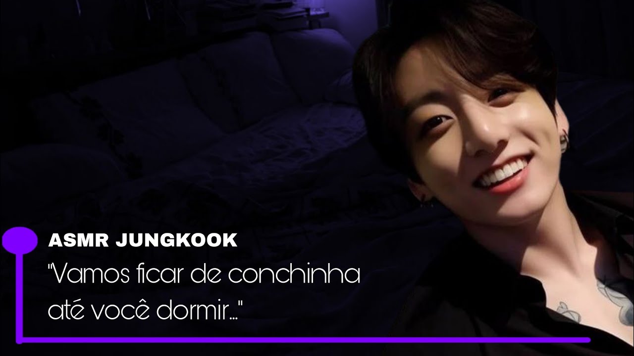 ASMR JUNGKOOK - | ELE FICA ACORDADO TE DANDO CARINHO...