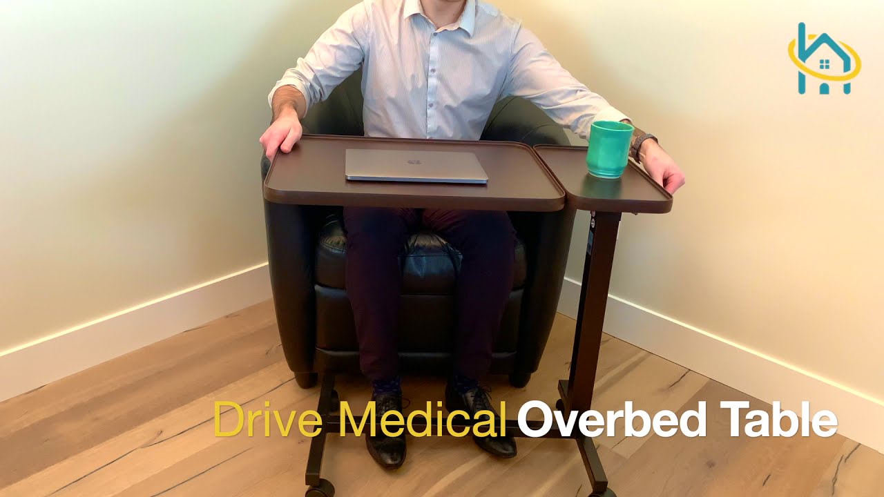 Drive Medical Overbed Table Double Top Instructions