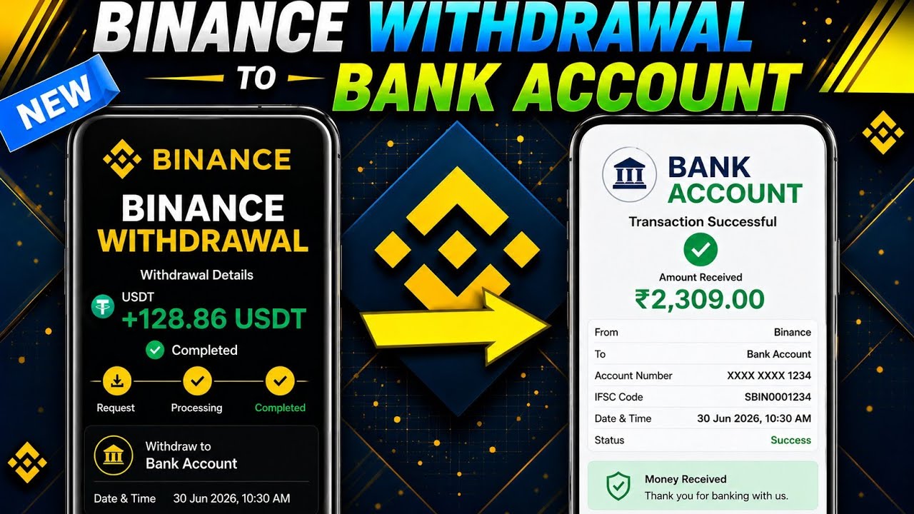 Binance Withdrawal To Bank Account | How To Withdraw Money From Binance | Binance Usdt To Inr