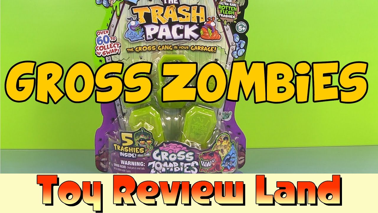 5 Trash Pack Gross Zombies Unboxing!