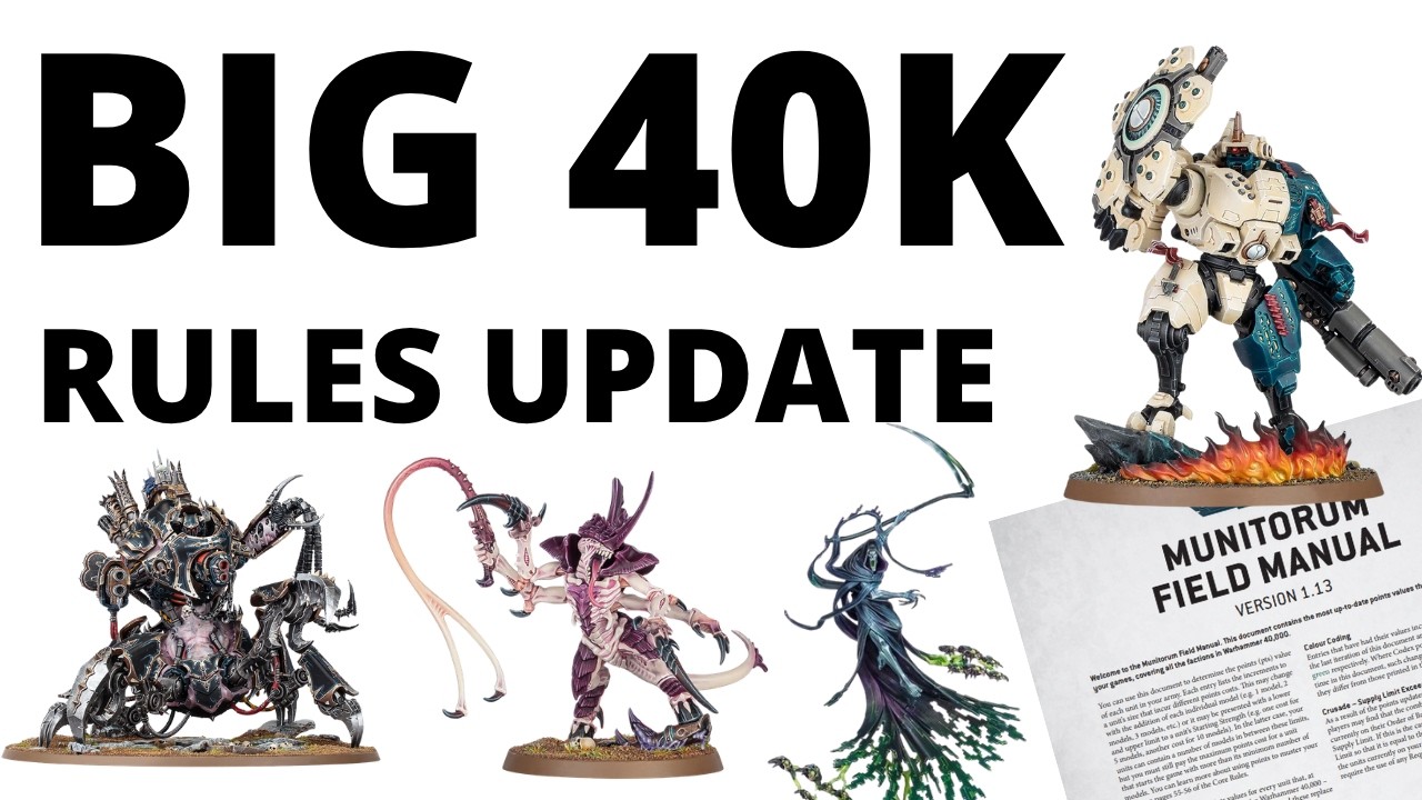 BIG Warhammer 40K Rules Update - C'Tan + T'au Nerfed, Units Buffed, New Datasheets + Points Costs