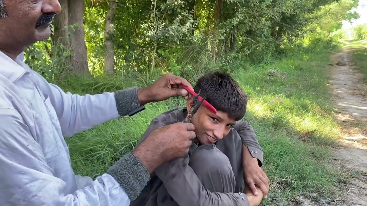 [On Demanding Fan] ASMR Fast Hair Cutting ✂️ With 100 Year Old Barber 💈 Traditional Barbara 