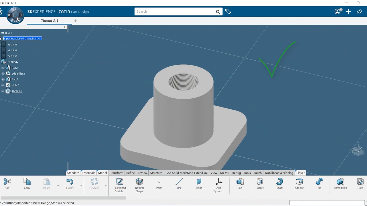 3DExperience - Creating Threads