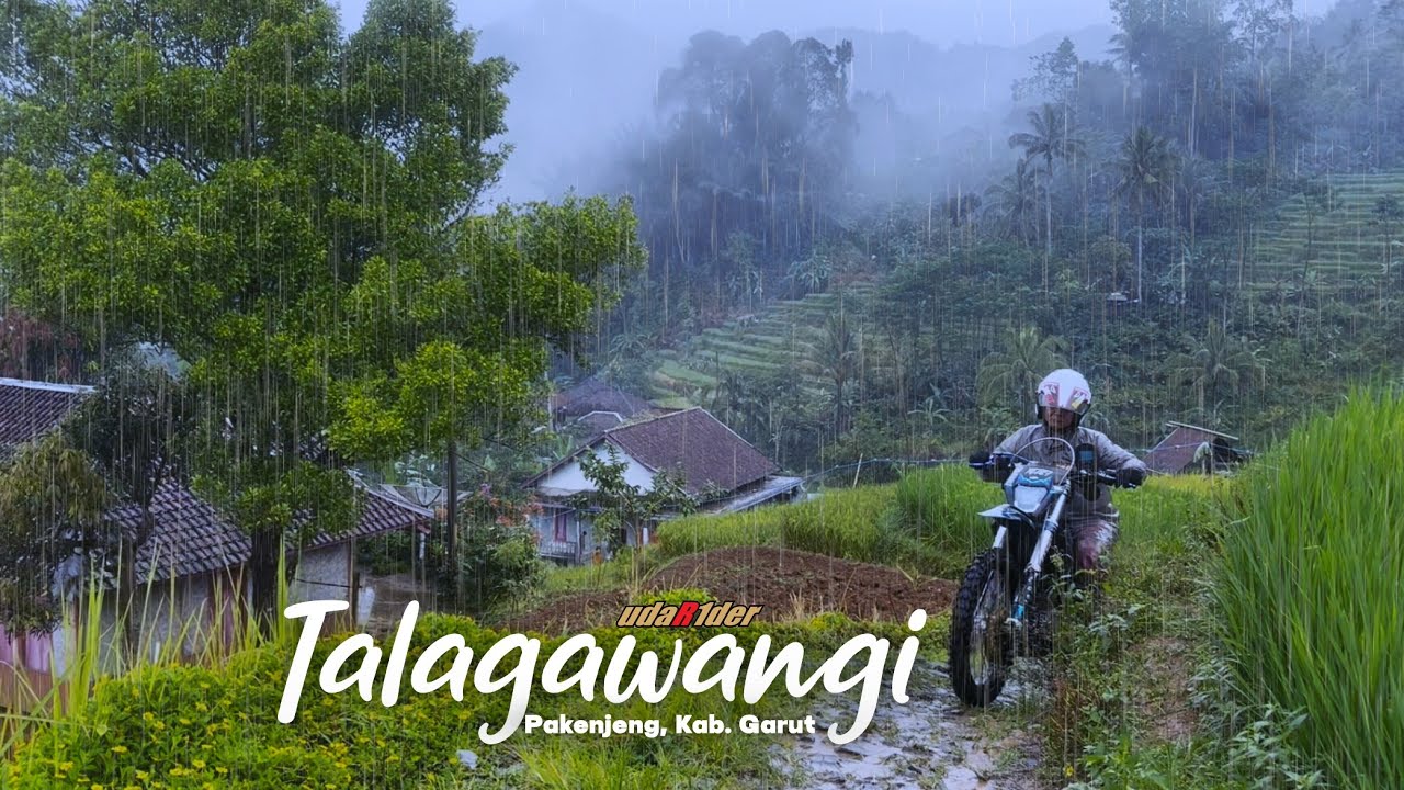 Dijamin Betah🤩🤩, Menikmati Turing Suasana Hujan di Lereng Gunung Mandalagiri…