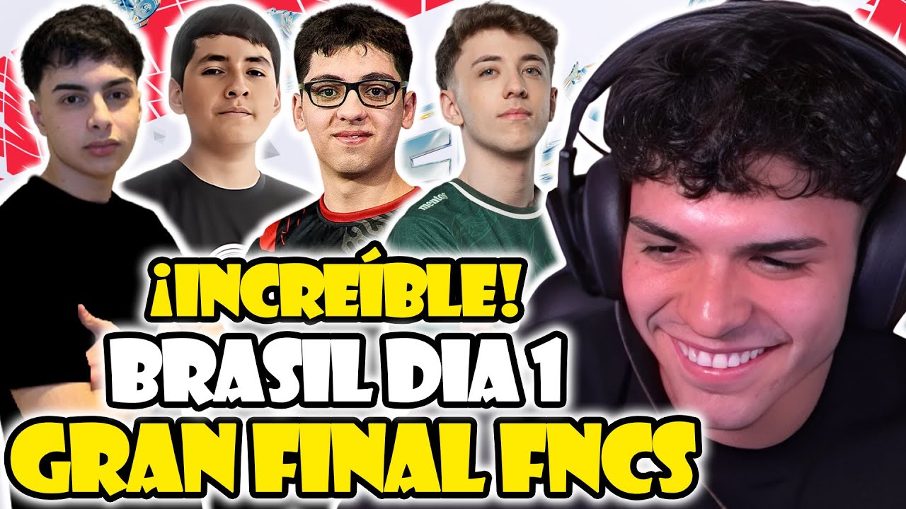 GRAN FINAL FNCS BRASIL🏆GORILON REACCIONA AL TOP 1 DE RANDU, TOP 4 K1NG | TORNEO COMPLETO