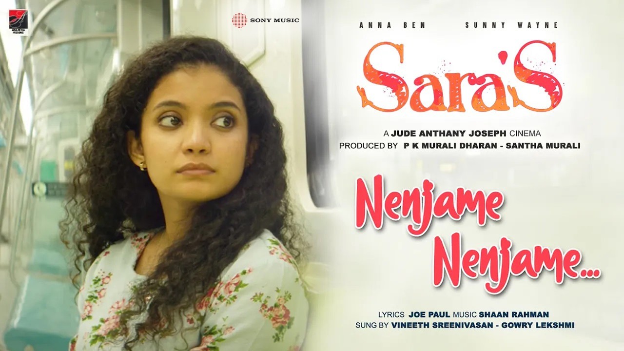 Nenjame Nenjame Video Song | Sara's |Jude Anthany Joseph|Shaan Rahman|Vineeth Sreenivasan |Joe Paul