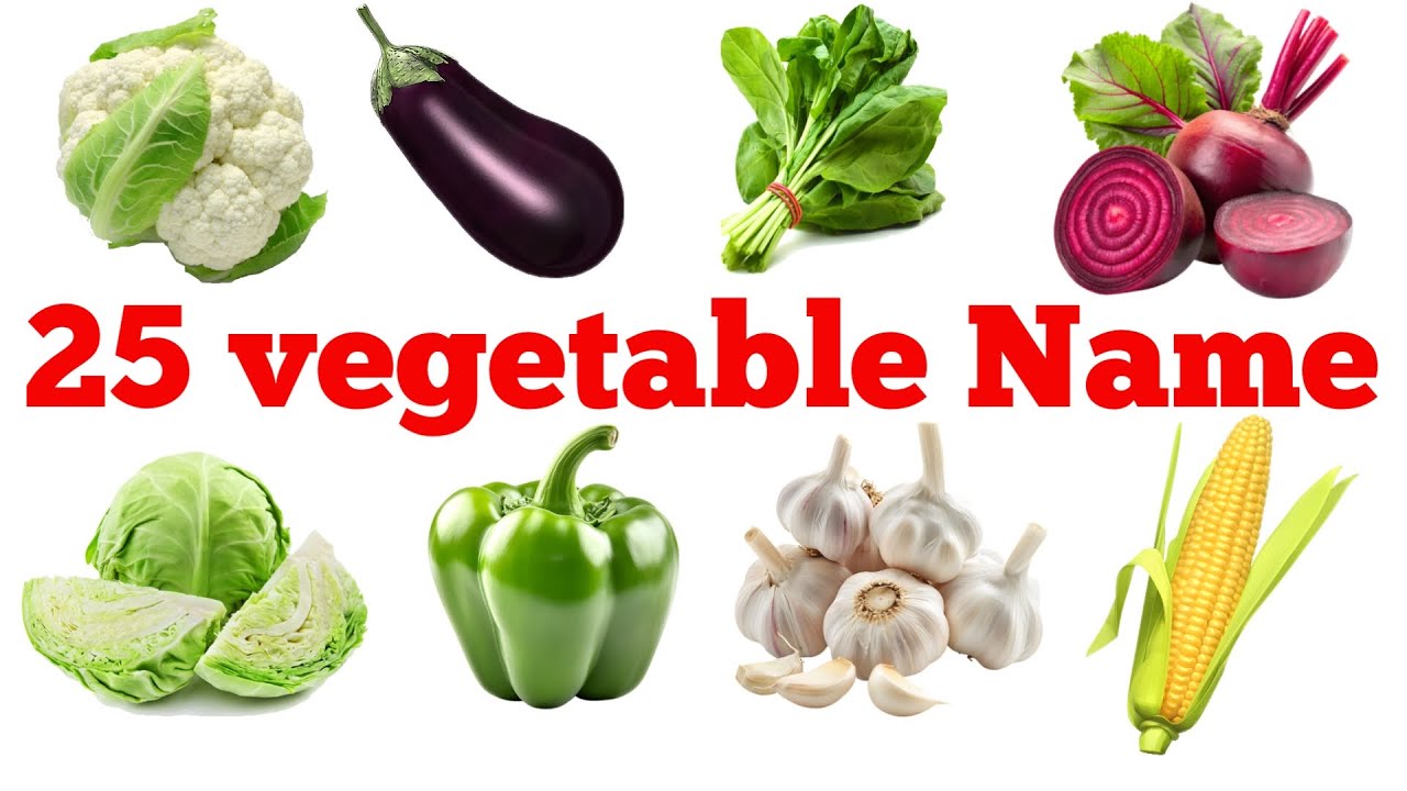 25 Vegetables Name in English and Hindi 🥕🥔 | Kids Learning Video | Learn Vegetables for Children