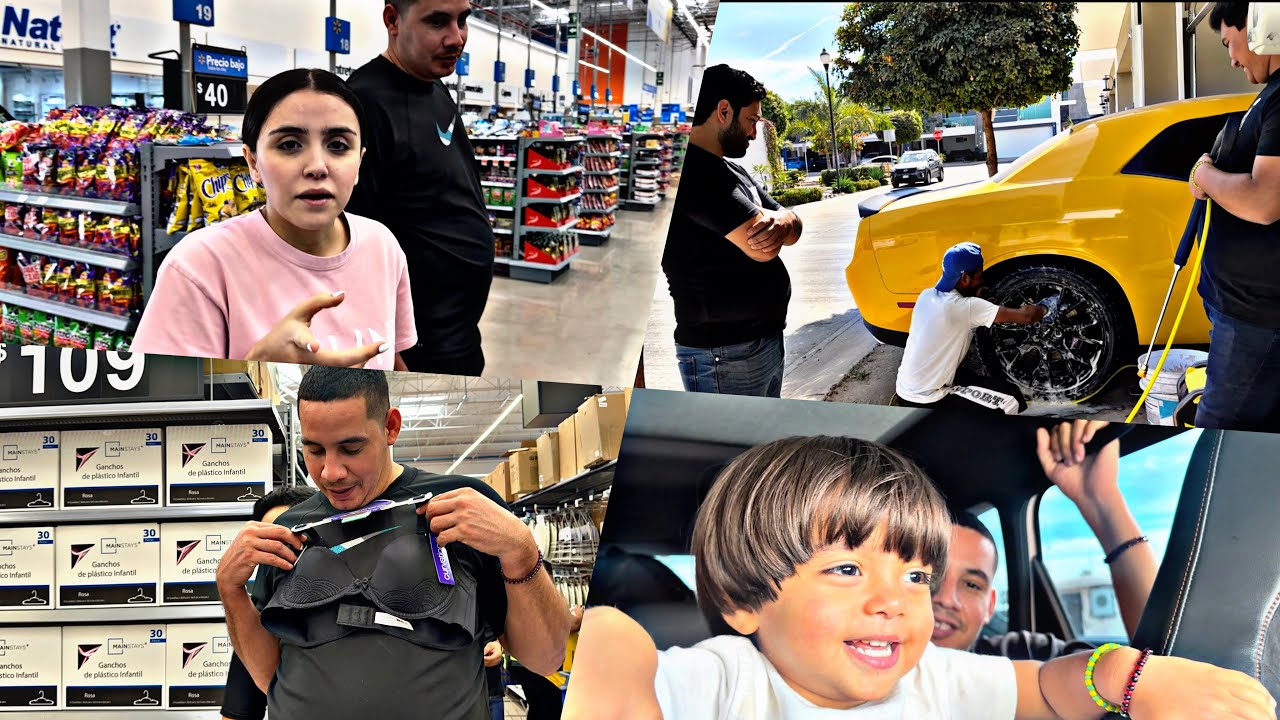LAVANDO LOS CARROS DE MARKITOS TOYS Y SEGUN FUIMOS DE COMPRAS 🚗🧼🛍️🛒😂/MAYVE CASTRO‼️