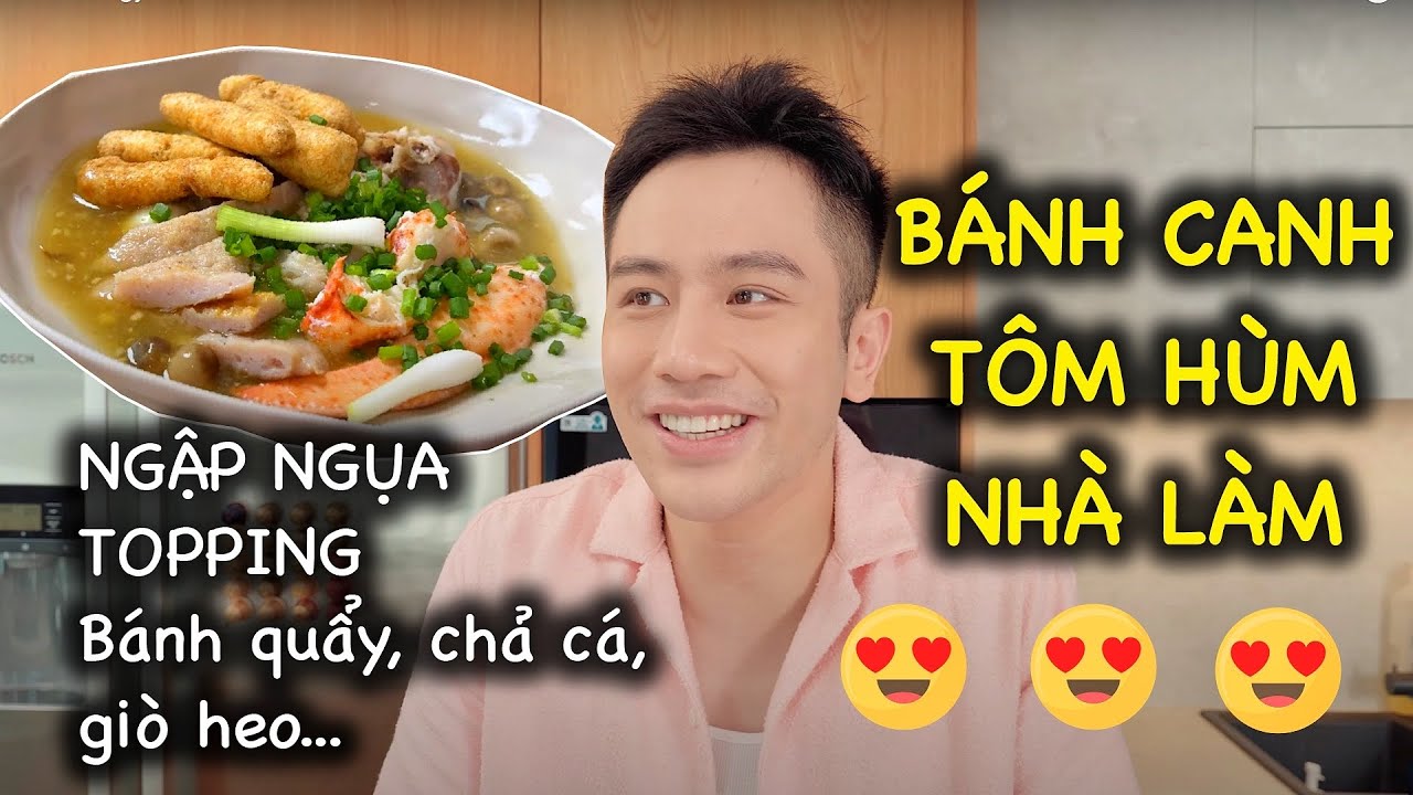 Bánh canh 300k quá đắt? - tự nấu ngay BÁNH CANH TÔM HÙM ăn ngập mặt tại nhà 😂 // Dinology