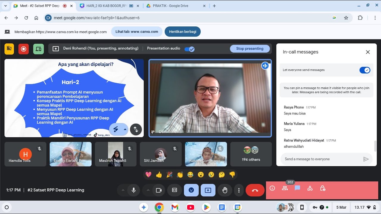 #2 Satset Membuat RPP Deep Learning dengan AI semua mata pelajaran