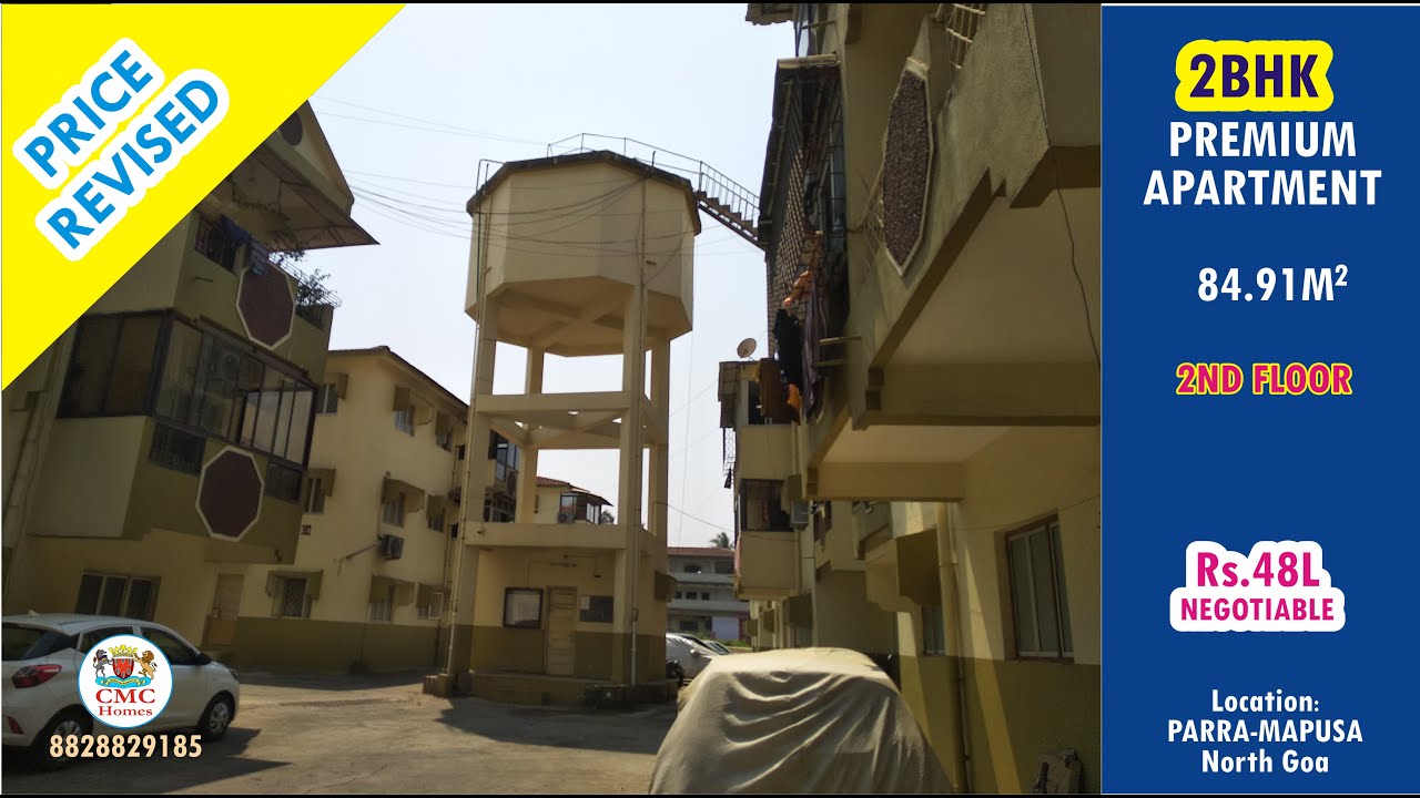 PREMIUM 2BHK Spacious Apartment for SALE in Parra Rs.48 Lakhs ONLY! CMC Homes 8828829185 [Eric]