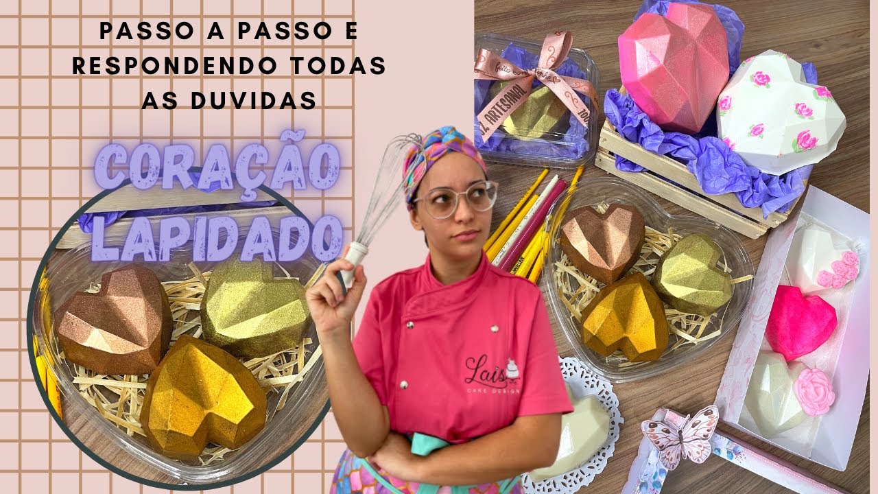 Faça e venda dia das mães Coração lapidado!