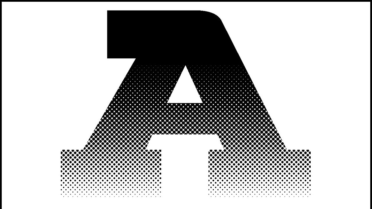 Crear Texto en Medios Tonos - Editable - Illustrator