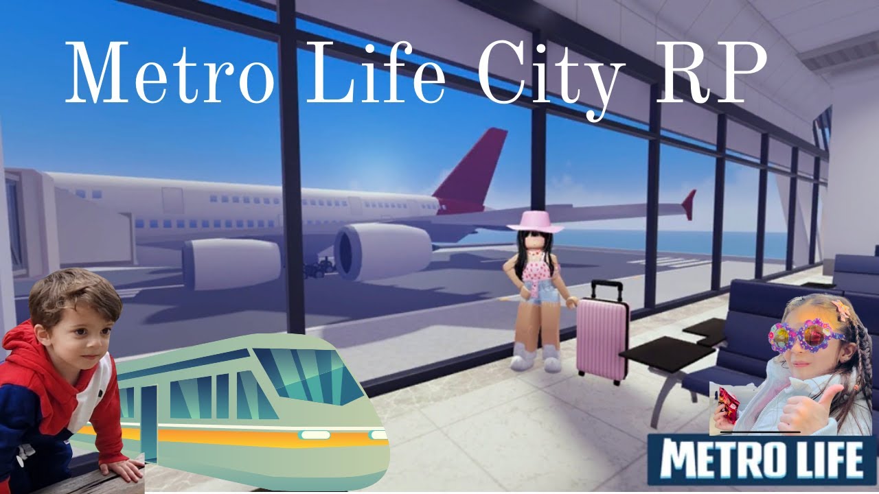 Metro life City RP Roblox Gameplay - Roblox Airport - Roblox Mansion - RP Bus #roblox #metrolife