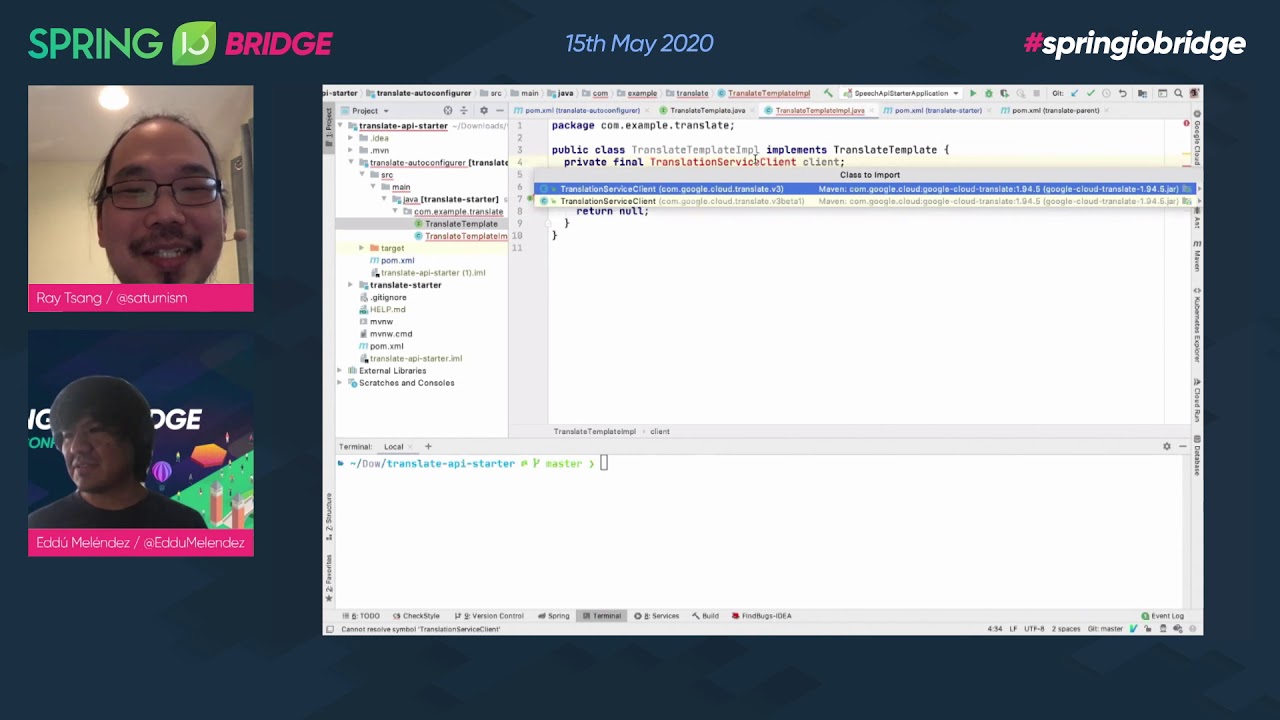 Extending Spring Boot for Cloud Deployments by Ray Tsang & Eddú Meléndez @ Spring I/O Bridge