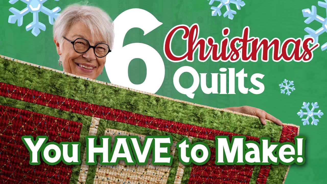 Quick & Easy Christmas Quilts! 3-Yard Quilts Make the Holidays EASY!