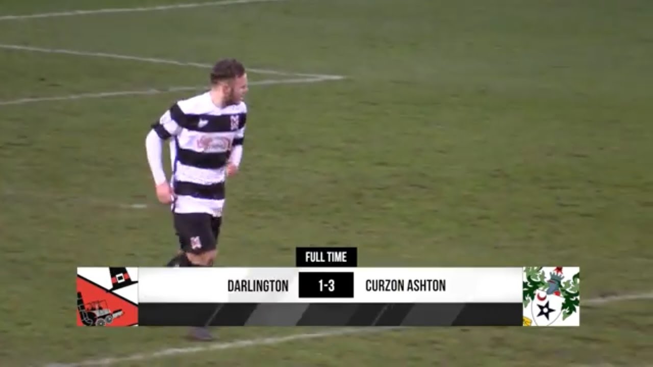 Darlington 1-3 Curzon Ashton - Vanarama National League North - 2016/17
