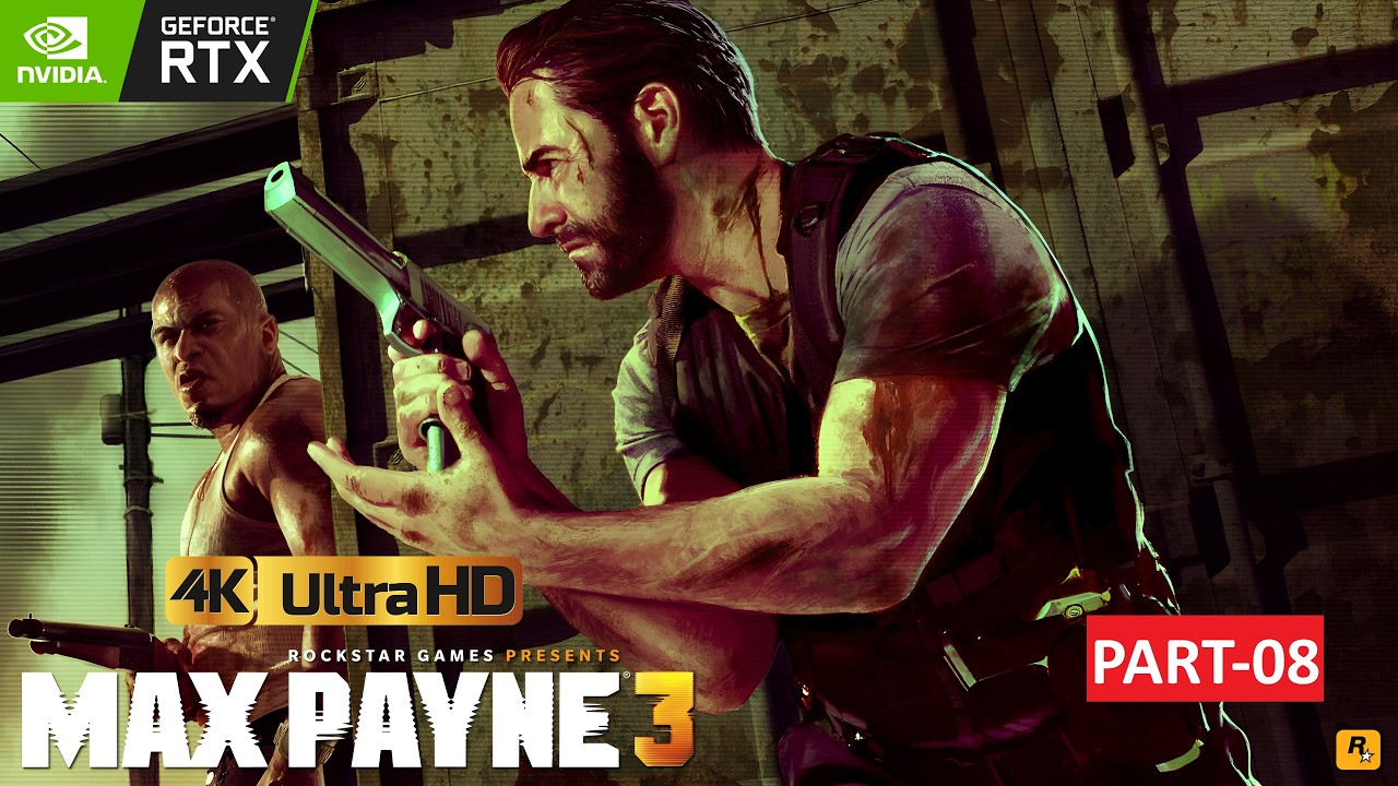 Max Payne 3, часть 8, выйдет в 2026 году… Эта игра — настоящее кино 😳 | Геймплей на ПК в 4K