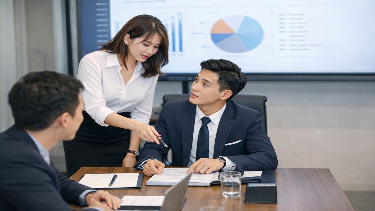 Cô Nhân Viên Mới Chỉnh Lỗi Giám Đốc Trong Cuộc Họp – Không Ngờ  Mẹ Anh Đã Chấm Cô Làm Con Dâu