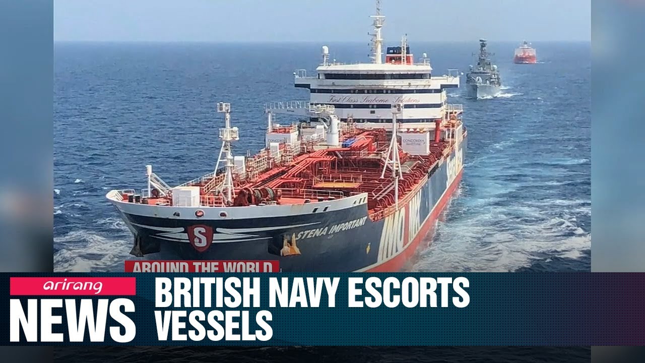 British Navy accompanying all British-flagged vessels through Strait of Hormuz