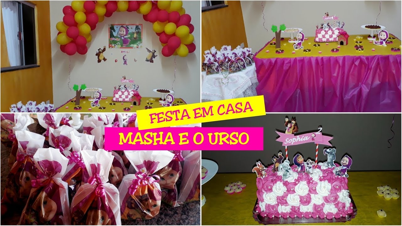 FESTA EM CASA - MASHA E O URSO | VEDA#23