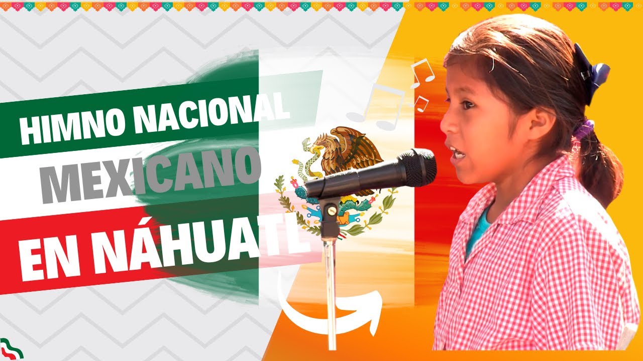 "¡Orgullo mexicano! Escucha a esta niña cantar el Himno Nacional en náhuatl en su escuela"