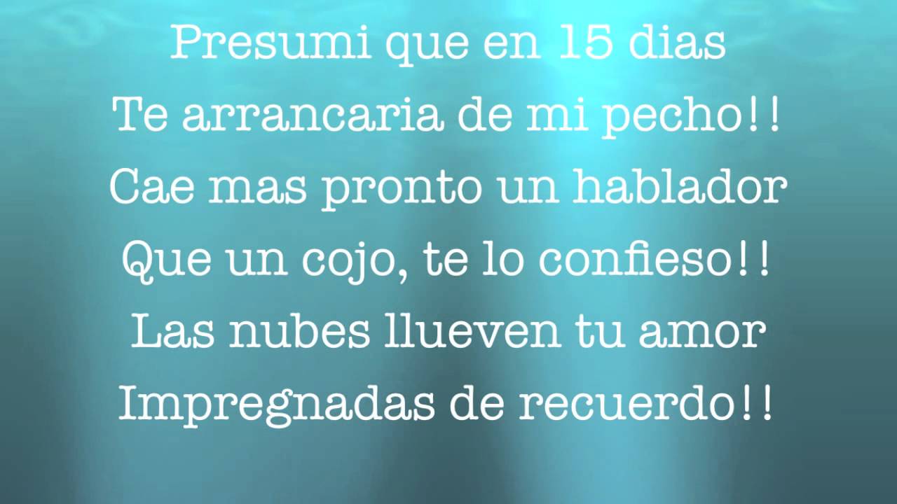 En Donde Estas Presumida Chuy Lizarraga letra/lyrics