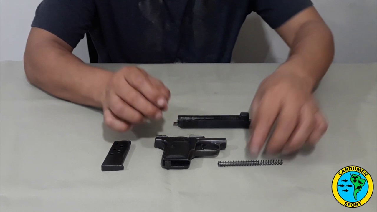 COMO DESARMAR Y ARMAR  PISTOLA BABY BROWNING 1906 CALIBRE 25