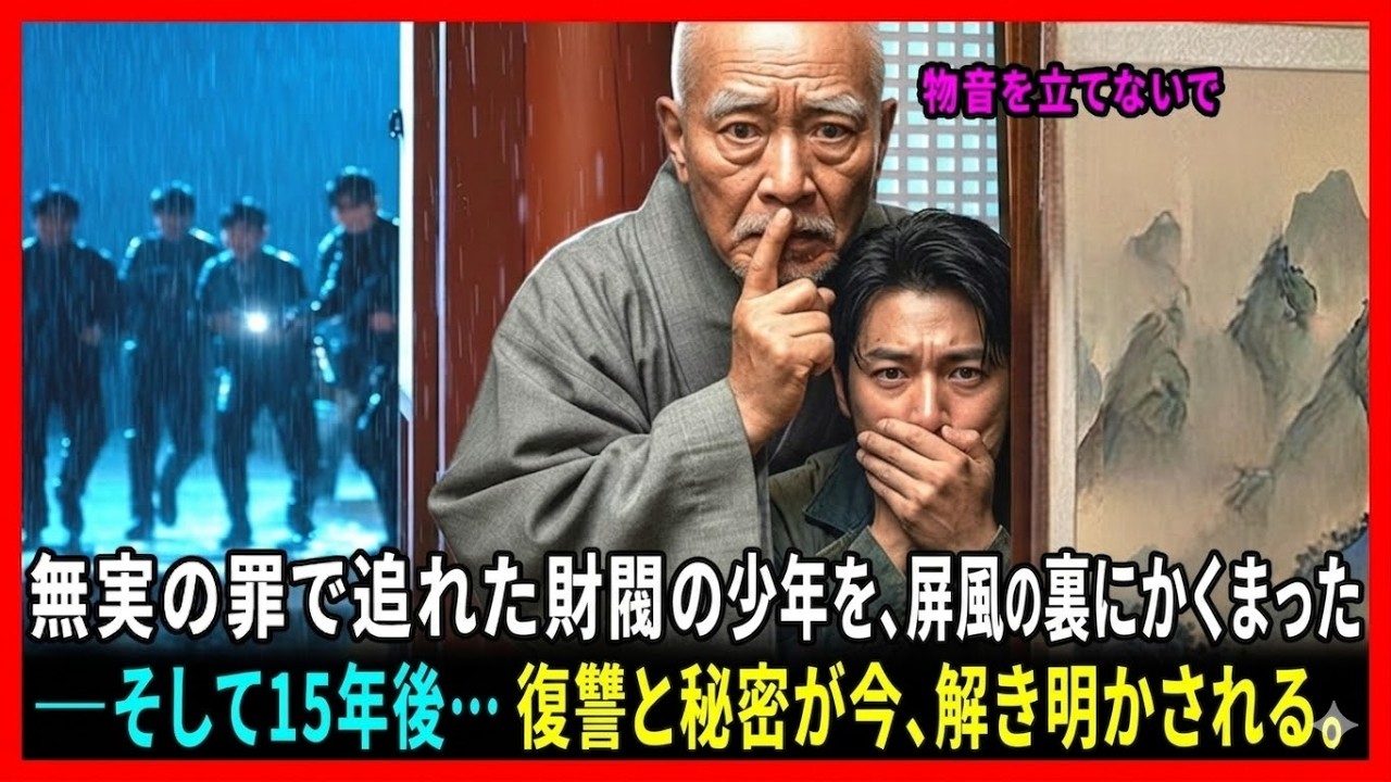 無実の罪で追い出された11歳の財閥の少年を、寺の本堂の屏風の裏にかくまった僧侶――そして15年後、鳥肌が立つほどの大どんでん返 #老後の物語 #家族の物語
