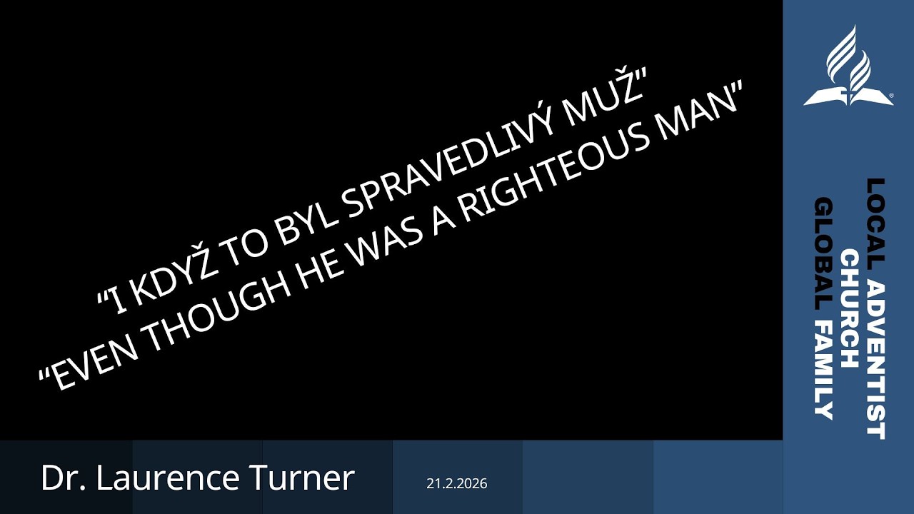 Dr. Laurence Turner -  21.2. 2026