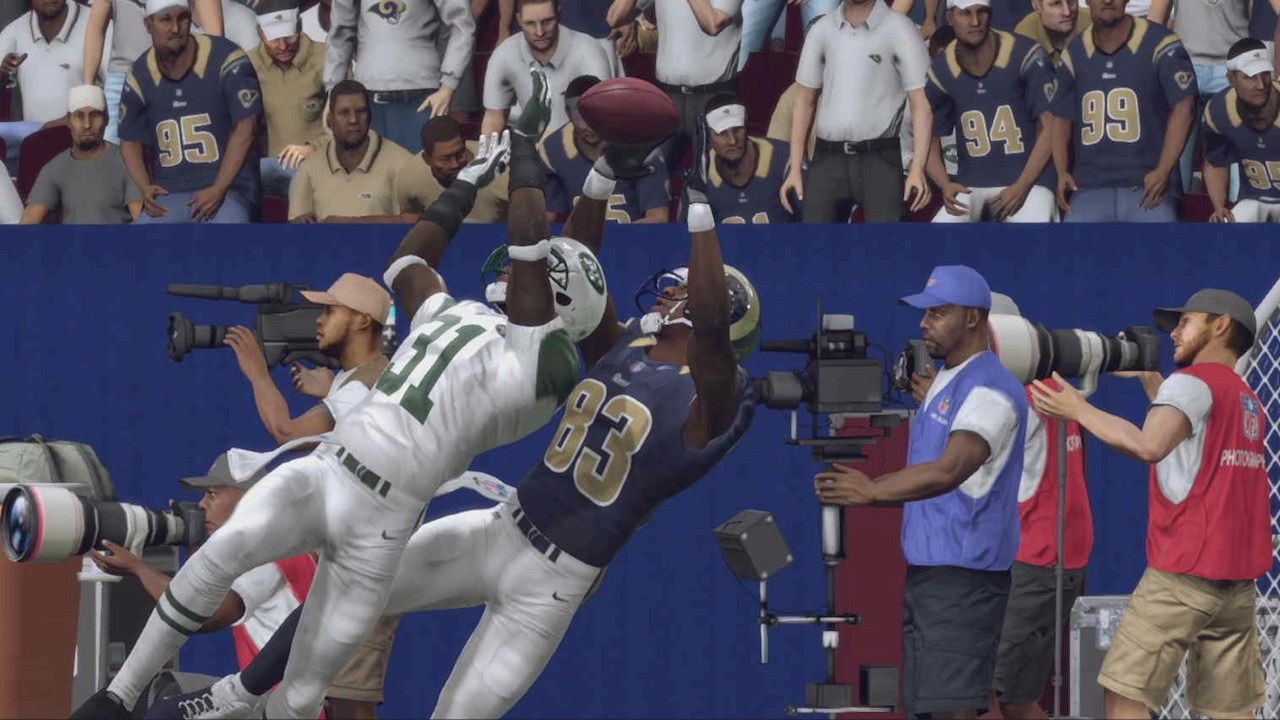 Madden 16: New York Jets Vs St. Louis Rams Game 1 (MLB Style Playoff Sim)