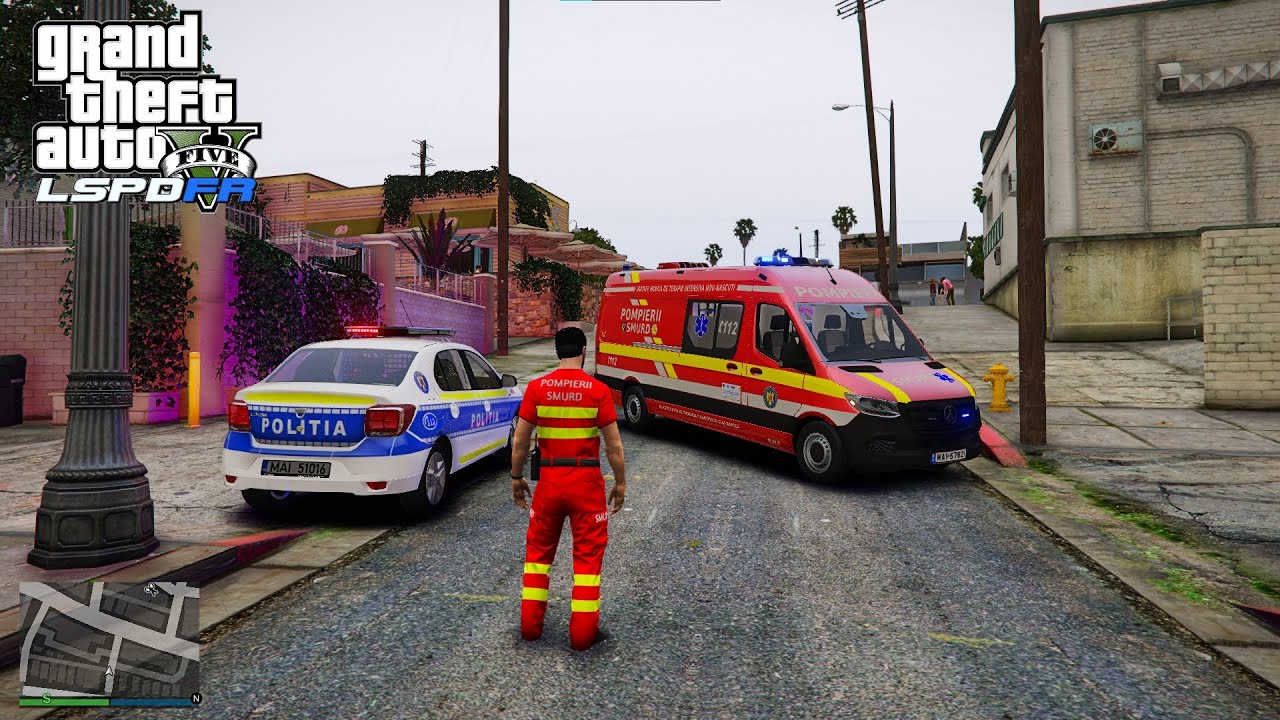 POMPIERII SMURD INTERVIN | SMURD | GTA 5 | LSPDFR | ROMANIA | Ep.3 | 4K 60fps