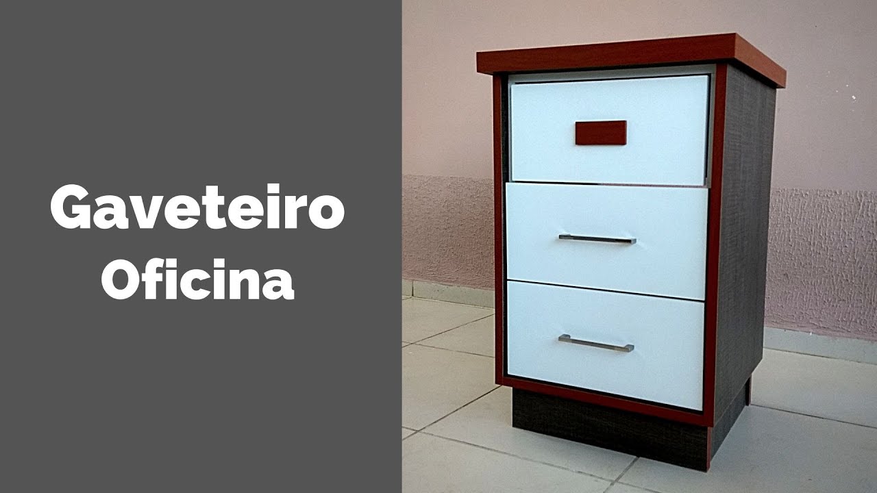 Gaveteiro Para Oficina com Plano de Sobras - Processo de Fabricação