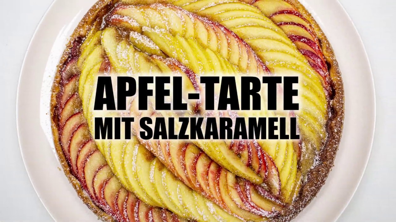 Apfel-Tarte mit Salzkaramell