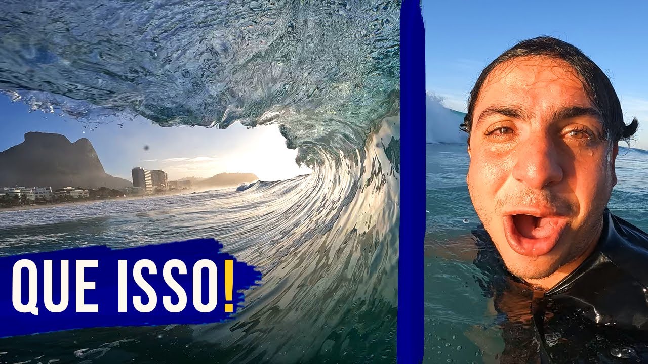 EU FUI O PRIMEIRO SURFISTA A ENTRAR NA ÁGUA E...