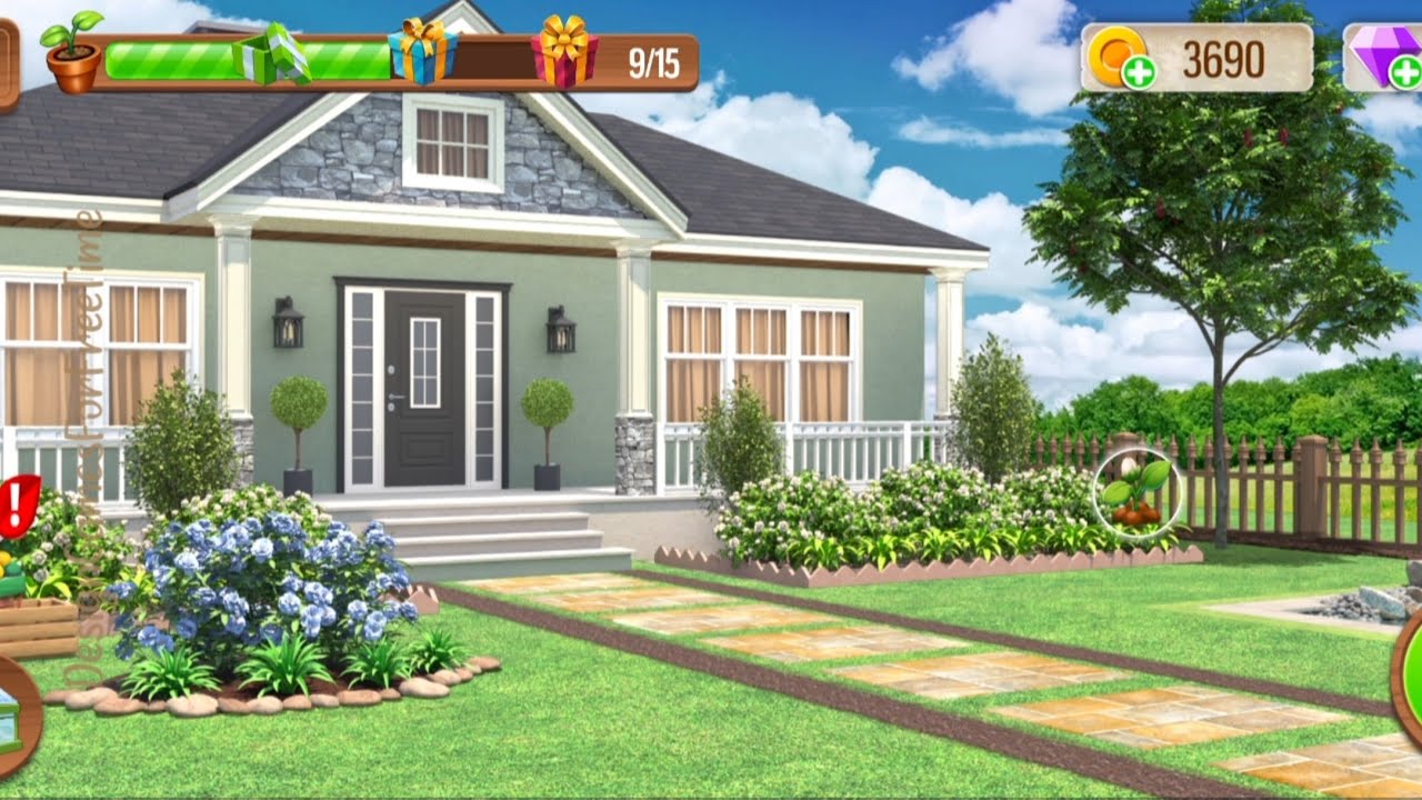 Landscape Design:My Joy Garden - Level 5 gameplay wordsearch brain puzzle design decor build game